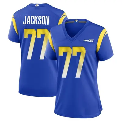 Women's Game Alaric Jackson Los Angeles Rams Royal Alternate Jersey