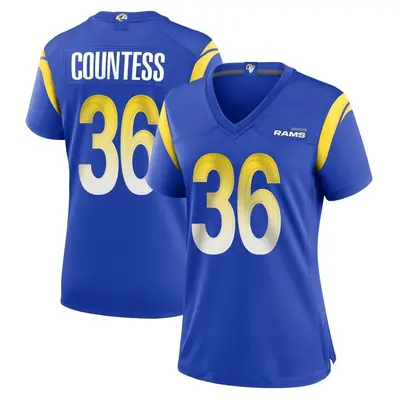 Women's Game Blake Countess Los Angeles Rams Royal Alternate Jersey