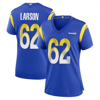 Women's Game Blake Larson Los Angeles Rams Royal Alternate Jersey