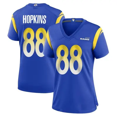 Women's Game Brycen Hopkins Los Angeles Rams Royal Alternate Jersey