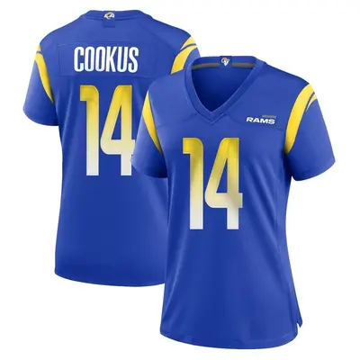 Women's Game Case Cookus Los Angeles Rams Royal Alternate Jersey