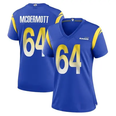 Women's Game Conor McDermott Los Angeles Rams Royal Alternate Jersey