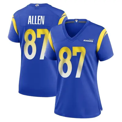 Women's Game Davis Allen Los Angeles Rams Royal Alternate Jersey