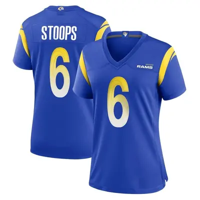 Women's Game Drake Stoops Los Angeles Rams Royal Alternate Jersey