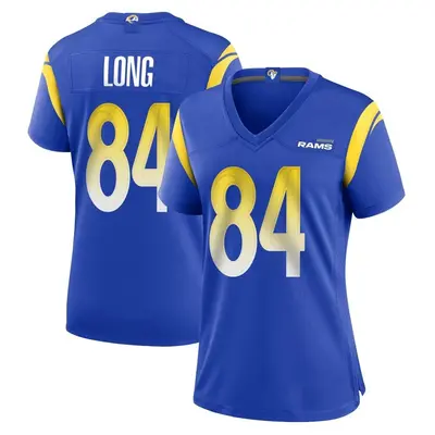 Women's Game Hunter Long Los Angeles Rams Royal Alternate Jersey