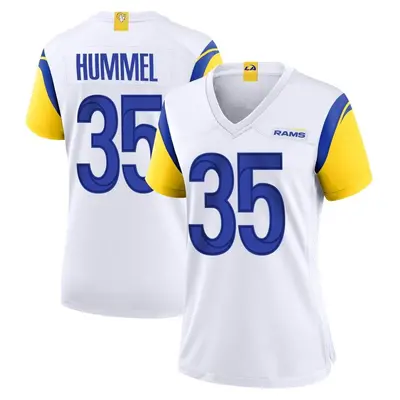 Women's Game Jacob Hummel Los Angeles Rams White Jersey