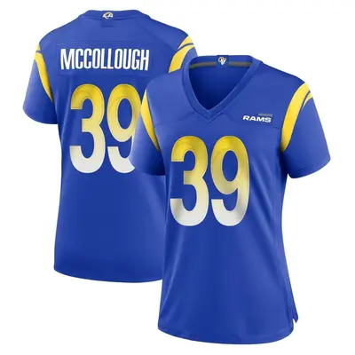 Women's Game Jaylen McCollough Los Angeles Rams Royal Alternate Jersey