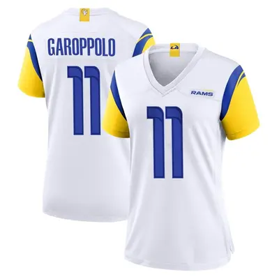 Women's Game Jimmy Garoppolo Los Angeles Rams White Jersey