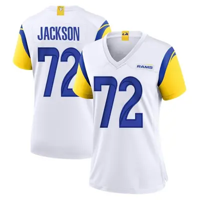 Women's Game Jonah Jackson Los Angeles Rams White Jersey