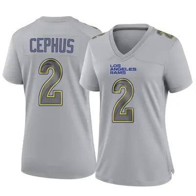 Women's Game Quintez Cephus Los Angeles Rams Gray Atmosphere Fashion Jersey