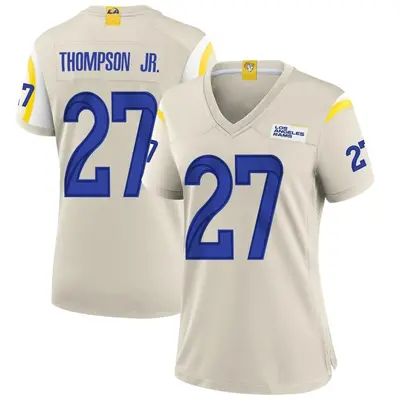 Women's Game SaRodorick Thompson Jr. Los Angeles Rams Bone Jersey