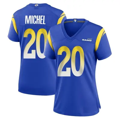 Women's Game Sony Michel Los Angeles Rams Royal Alternate Jersey