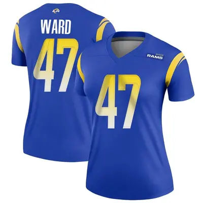 Women's Legend Alex Ward Los Angeles Rams Royal Jersey