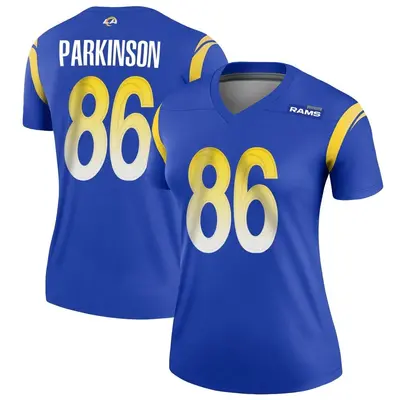 Women's Legend Colby Parkinson Los Angeles Rams Royal Jersey