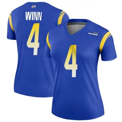 Women's Legend Dresser Winn Los Angeles Rams Royal Jersey