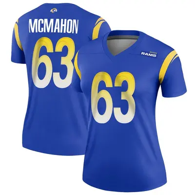 Women's Legend Dylan McMahon Los Angeles Rams Royal Jersey