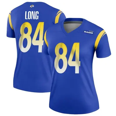 Women's Legend Hunter Long Los Angeles Rams Royal Jersey