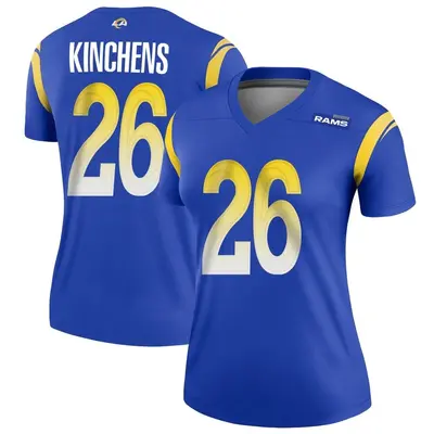 Women's Legend Kamren Kinchens Los Angeles Rams Royal Jersey