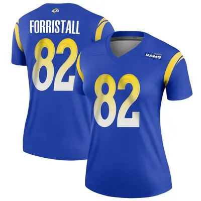 Women's Legend Miller Forristall Los Angeles Rams Royal Jersey