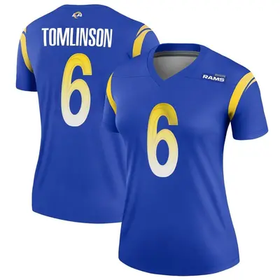 Women's Legend Tre Tomlinson Los Angeles Rams Royal Jersey