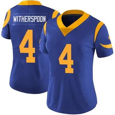 Women's Limited Ahkello Witherspoon Los Angeles Rams Royal Alternate Vapor Untouchable Jersey