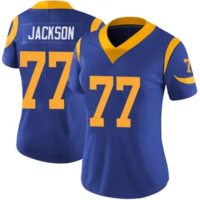 Women's Limited Alaric Jackson Los Angeles Rams Royal Alternate Vapor Untouchable Jersey