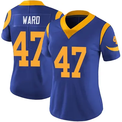 Women's Limited Alex Ward Los Angeles Rams Royal Alternate Vapor Untouchable Jersey