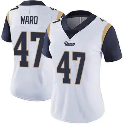 Women's Limited Alex Ward Los Angeles Rams White Vapor Untouchable Jersey