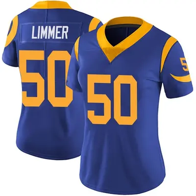 Women's Limited Beaux Limmer Los Angeles Rams Royal Alternate Vapor Untouchable Jersey