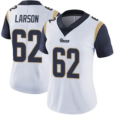 Women's Limited Blake Larson Los Angeles Rams White Vapor Untouchable Jersey