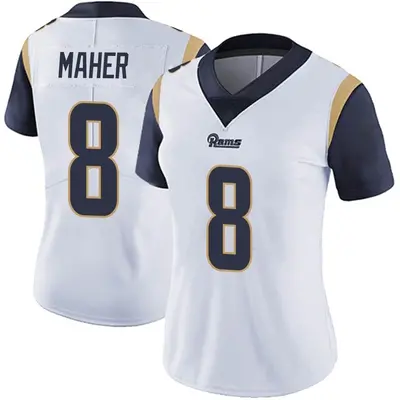 Women's Limited Brett Maher Los Angeles Rams White Vapor Untouchable Jersey