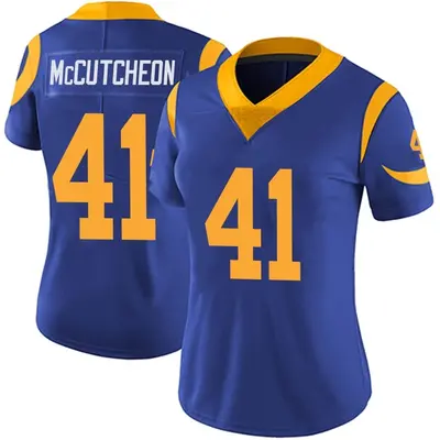 Women's Limited Cameron McCutcheon Los Angeles Rams Royal Alternate Vapor Untouchable Jersey