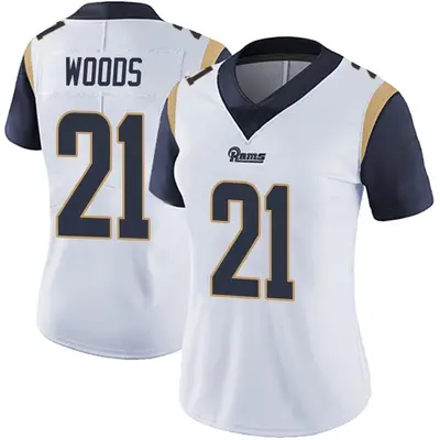 Women's Limited Charles Woods Los Angeles Rams White Vapor Untouchable Jersey