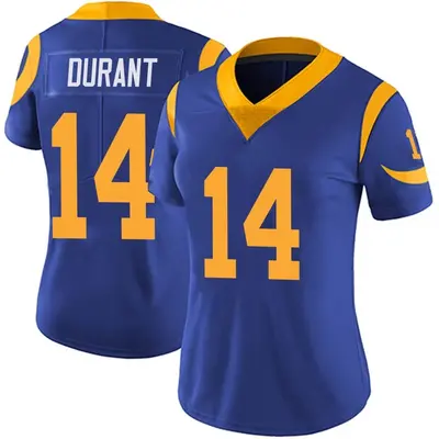 Women's Limited Cobie Durant Los Angeles Rams Royal Alternate Vapor Untouchable Jersey