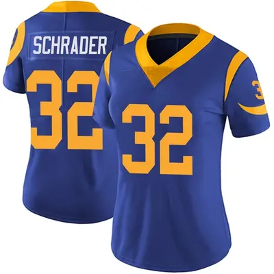 Women's Limited Cody Schrader Los Angeles Rams Royal Alternate Vapor Untouchable Jersey