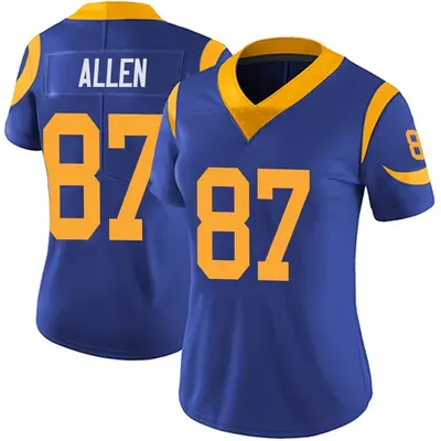 Women's Limited Davis Allen Los Angeles Rams Royal Alternate Vapor Untouchable Jersey