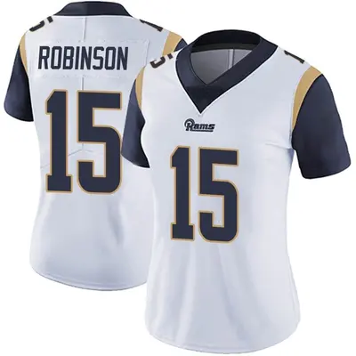 Women's Limited Demarcus Robinson Los Angeles Rams White Vapor Untouchable Jersey