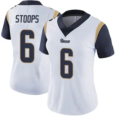 Women's Limited Drake Stoops Los Angeles Rams White Vapor Untouchable Jersey