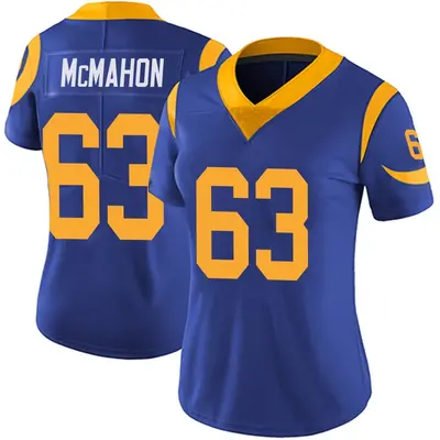 Women's Limited Dylan McMahon Los Angeles Rams Royal Alternate Vapor Untouchable Jersey