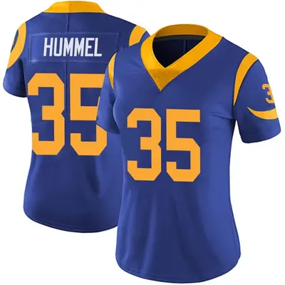 Women's Limited Jacob Hummel Los Angeles Rams Royal Alternate Vapor Untouchable Jersey