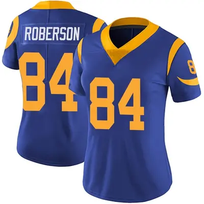 Women's Limited Jaquarii Roberson Los Angeles Rams Royal Alternate Vapor Untouchable Jersey