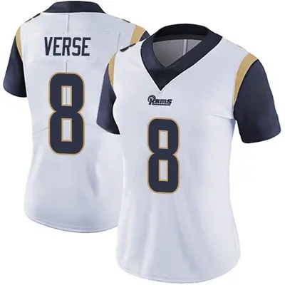 Women's Limited Jared Verse Los Angeles Rams White Vapor Untouchable Jersey