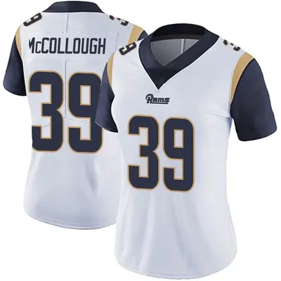 Women's Limited Jaylen McCollough Los Angeles Rams White Vapor Untouchable Jersey