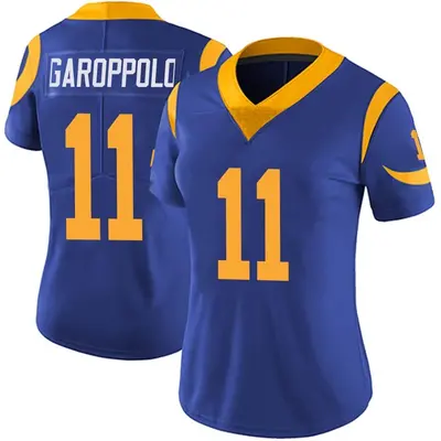 Women's Limited Jimmy Garoppolo Los Angeles Rams Royal Alternate Vapor Untouchable Jersey