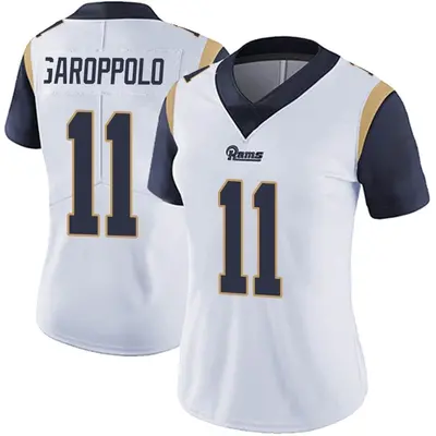 Women's Limited Jimmy Garoppolo Los Angeles Rams White Vapor Untouchable Jersey