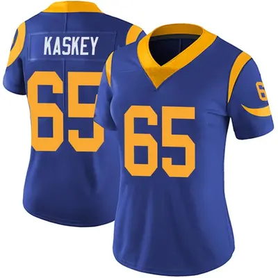 Women's Limited Matt Kaskey Los Angeles Rams Royal Alternate Vapor Untouchable Jersey