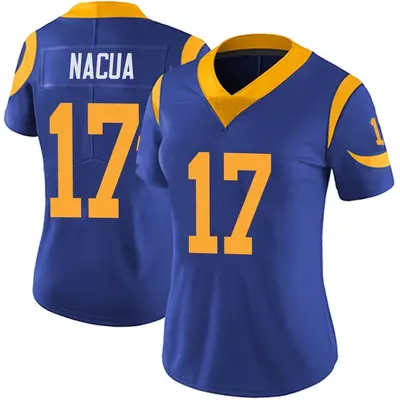 Women's Limited Puka Nacua Los Angeles Rams Royal Alternate Vapor Untouchable Jersey