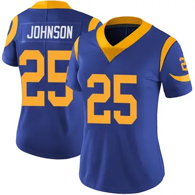 Women's Limited Quindell Johnson Los Angeles Rams Royal Alternate Vapor Untouchable Jersey