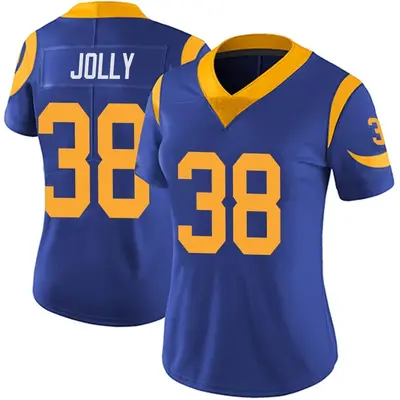 Women's Limited Shaun Jolly Los Angeles Rams Royal Alternate Vapor Untouchable Jersey