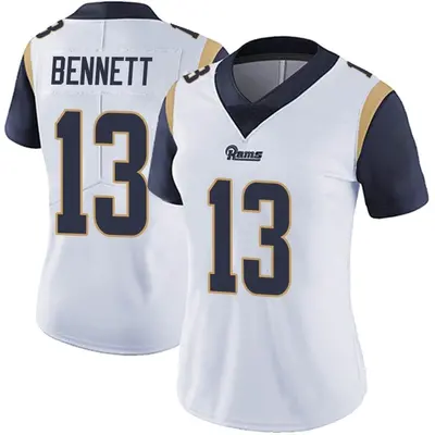 Women's Limited Stetson Bennett Los Angeles Rams White Vapor Untouchable Jersey